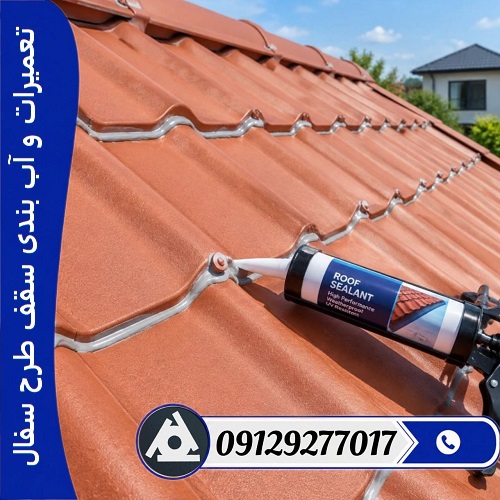 تعمیرات و آب بندی سقف طرح سفال